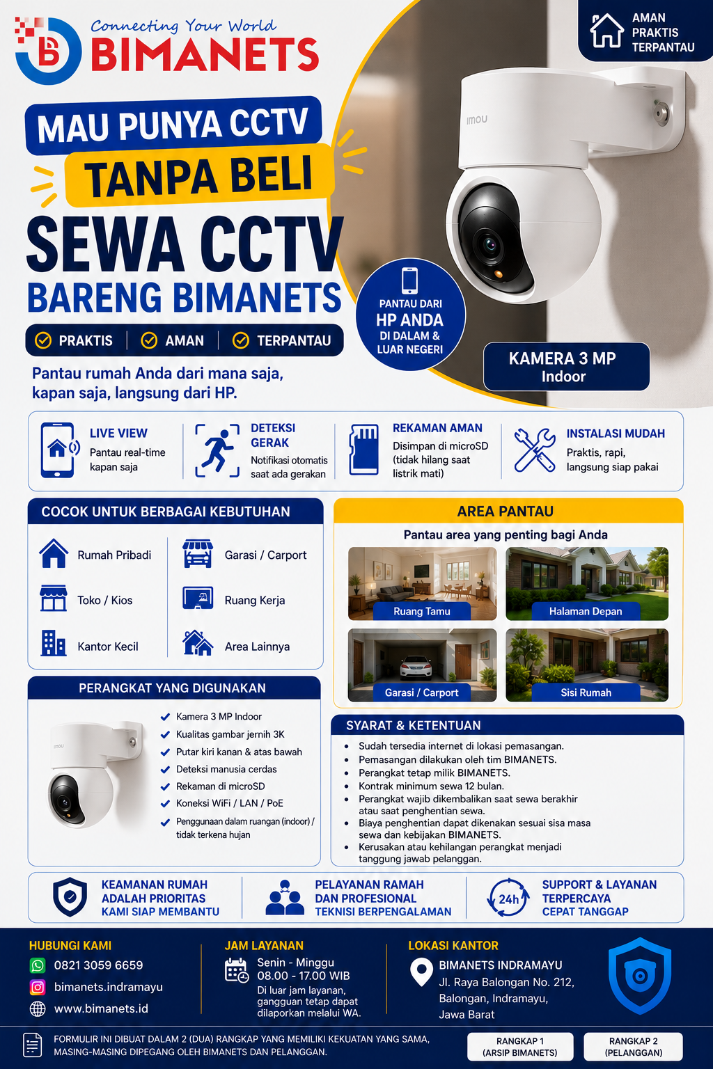 Poster Sewa CCTV bulanan